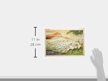 Amazon.co.jp: 1000ピース ジグソーパズル 霊峰百鶴図(50x75cm